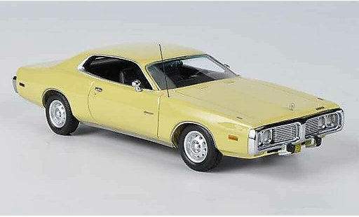 Dodge Charger 1973 1/43 American Excellence amarillo coche miniatura