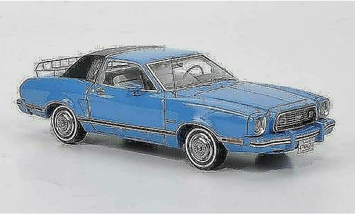 Ford Mustang Ghia 1/43 American Excellence II azul/negro limitada edition coche miniatura