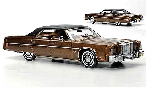 Chrysler Imperial special edition 1/43 American Excellence marron/negro limitada 1975 coche miniatura