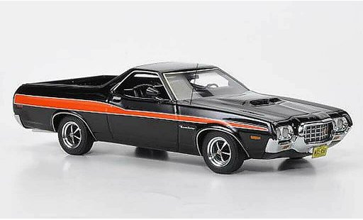 Ford Ranchero GT 1/43 American Excellence negro/naranja limitada edition 1972 coche miniatura