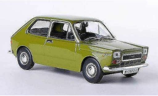 Seat 127 Base 1/43 IXO verde 1974 coche miniatura