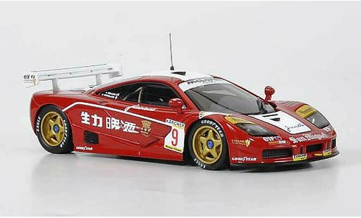 McLaren F1 GTR GTR 1/43 IXO No.9 San Miguel Wallace/Grouillard GT Zuhai 1995 coche miniatura