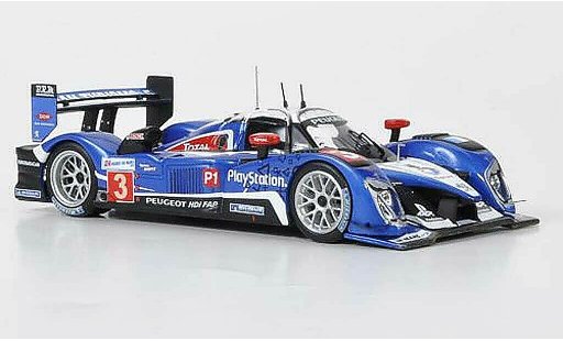 Peugeot 908 2010 1/43 IXO HDI No.3 Total 24h Le Mans coche miniatura
