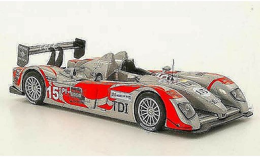 Audi R10 course 1/43 IXO 2010 TDI No.15 C.Bakkerud / C.Albers / O.Jarvis 24h Le Mans coche miniatura