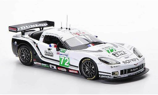 Chevrolet Corvette course 1/43 IXO C6 R No.72 S.Gregoire / J.Policard / D.Hart 24h Le Mans 2010 coche miniatura
