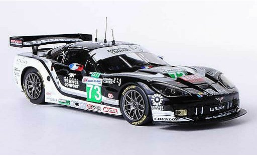 Chevrolet Corvette course 1/43 IXO C6 R No.73 Team Luc Alphand J.Jousse / X.Maassen / P.Goueslard 24h Le Mans 2010 coche miniatura