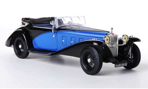 Delage D8SS Berline 1/43 IXO Fernadez & Darrin negro/azul 1932 coche miniatura