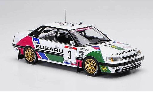 Subaru Legacy RS 1991 1/43 IXO No.3 F.Chatriot / M.Perin Tour de Corse coche miniatura
