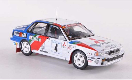 Mitsubishi Galant VR4 1/43 IXO No.4 Ralliart Rally Suecia 1991 Eriksson/Parmander coche miniatura