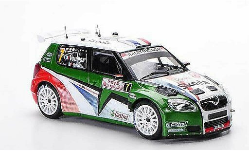 Skoda Fabia S2000 1/43 IXO No.7 N.Vouilloz / B.Veillas Rally Monte Carlo 2010 coche miniatura