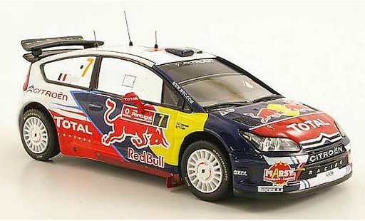 Citroen C4 WRC 2010 1/43 IXO No.7 Total / Red Bull Rally Portugal coche miniatura