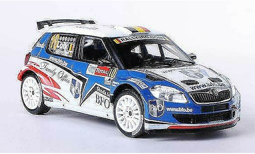 Skoda Fabia S2000 1/43 IXO No.10 BFO F.Loix / F.Miclotte Rally Ypern 2010 coche miniatura