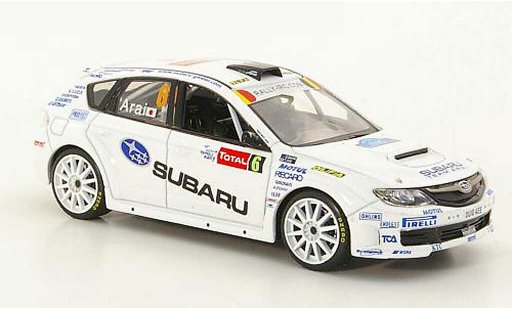 Subaru Impreza WRC 1/43 IXO STI No.6 T.Arai / D.Barret Rally Ypern 2010 coche miniatura