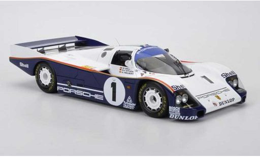 Porsche 962 1986 1/18 Spark C No.1 rojohmans D.Bell/A.Holbert/H.J.pieza 24h Le Mans coche miniatura