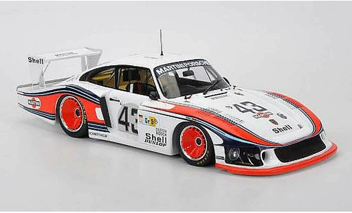 Porsche 935 1978 1/18 Spark No.43 Moby Dick Martini R.Stommelen/M.Schurti 24h Le Mans coche miniatura