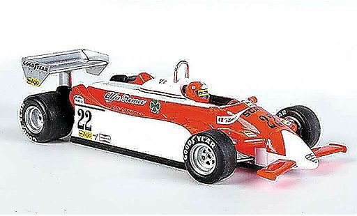 Alfa Romeo 179 179 1/43 Spark 1980 No.22 Marlboro V.Brambilla GP Holland 1980 coche miniatura