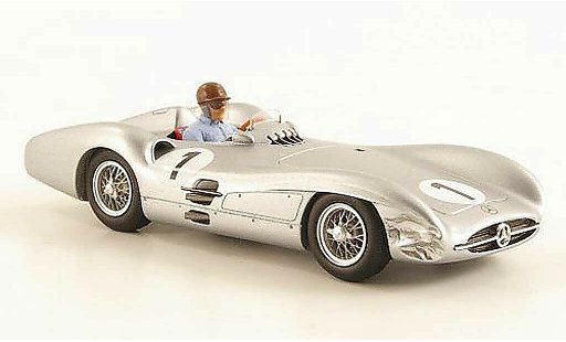 Mercedes W 196 Base 1/43 Spark No.1 J.-M.Fangio GP Gran Breta&Atilde;&plusmn;a 1954 coche miniatura