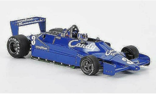 Tyrrell 009 Base 1/43 Spark No.3 Candy D.Pironi GP Belgien 1979 coche miniatura
