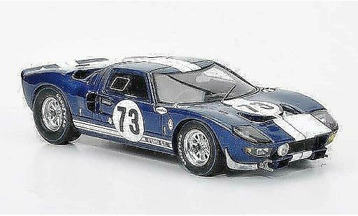 Ford GT40 Mk I 1/43 Spark GT 40 No.73 K.Miles/L.Ruby 12h Daytona Continental 1965 coche miniatura