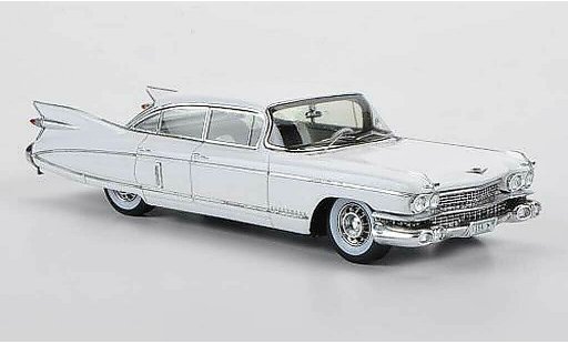 Cadillac Fleetwood Sixty Special 1/43 Spark Sedan blanco 1959 coche miniatura
