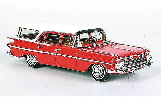 Chevrolet Impala Station Wagon 1/43 Spark 1959 rojo/blanco 1959 coche miniatura