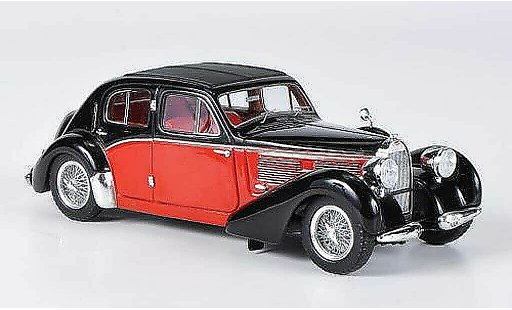 Bugatti 57 Galibier 1/43 Spark negro/rojo 1939 coche miniatura