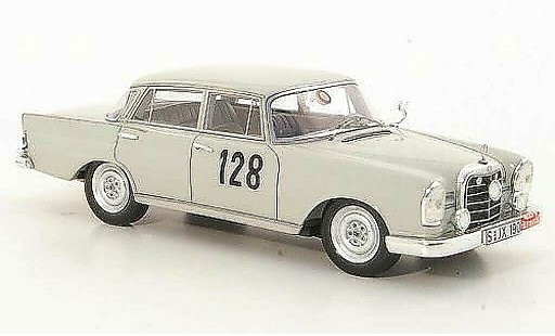 Mercedes 220 SE 1/43 Spark (W111) No.128 W.Schock / R.Moll Rally Monte Carlo 1960 coche miniatura