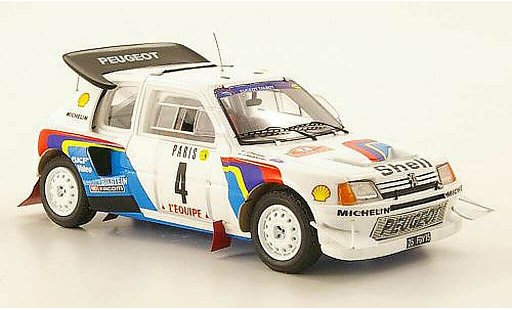 Peugeot 205 Turbo 16 1/43 Spark T16 Evolution 2 No.4 Monte Carlo Rally 1986 coche miniatura