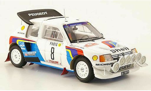Peugeot 205 Turbo 16 1/43 Spark T16 Evolution 2 No.8 S Rally Monte Carlo 1986 coche miniatura