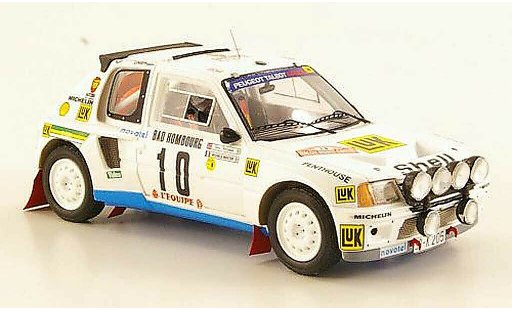 Peugeot 205 Turbo 16 1/43 Spark T16 No.10 M.Mouton/T.Harryman Rally Monte Carlo 1986 coche miniatura