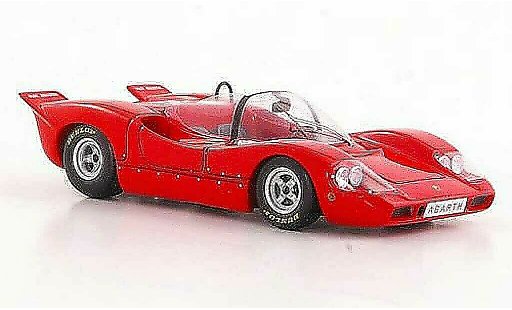 Abarth 2000 Sport Spider 1/43 Spark rojo 1968 coche miniatura