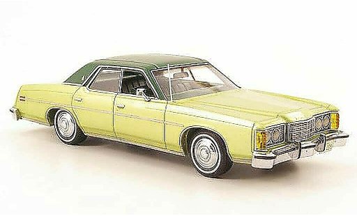 Ford LTD 1973 1/43 American Excellence verde/negro-vert coche miniatura