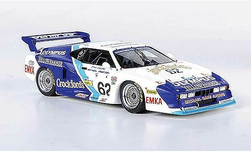 Bmw M1 1982 1/43 Spark No.62 Crockfords/Olympus 24h Le Mans S.O Rourke/N.Mason/R.Down coche miniatura