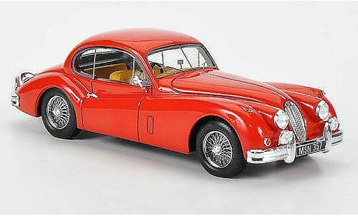 Jaguar XK 140 1/43 Spark FHC rojo RHD 1954 coche miniatura