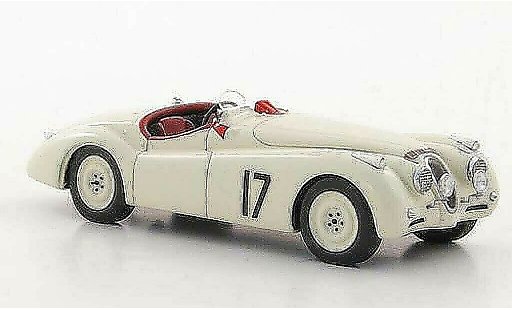 Jaguar XK 120 1/43 Spark No.17 L.Johnson / B.Hadley 24h Le Mans 1950 coche miniatura
