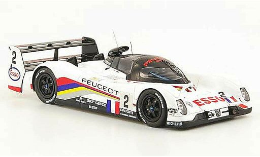 Peugeot 905 1993 1/43 Spark EV1 Ter No.2 Esso 24h Le Mans coche miniatura