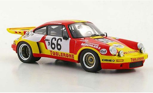 Porsche 911 Carrera 1/43 Spark R No.66 Toblerone 24h Le Mans 1974 coche miniatura