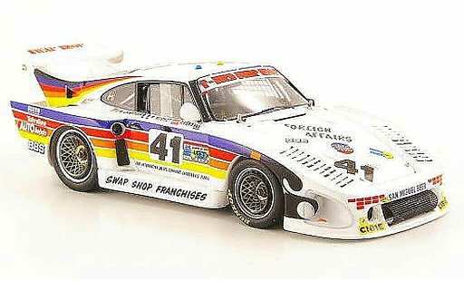 Porsche 935 1981 1/43 Spark K3 No.41 T-Bird Swap Shop 24h Le Mans coche miniatura