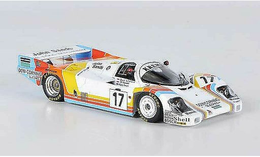 Porsche 956 1984 1/43 Spark No.17 Kremer T.Needell / D.Sutherland / R.French 24h Le Mans coche miniatura