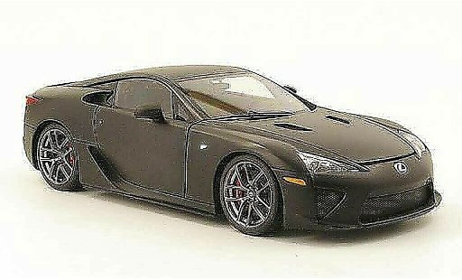 Lexus LFA Base 1/18 Autoart noir mat 2010 coche miniatura