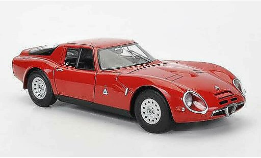 Alfa Romeo Giulia TZ2 1/18 Autoart rojo 1965 coche miniatura