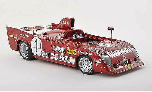 Alfa Romeo 33.3 tt12 1/18 Autoart TT 12 No.1 1000km Nuerburgring 1975 Merzario/Lafitte coche miniatura