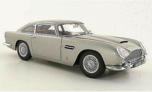 Aston Martin DB5 saloon 1/18 Autoart gris metallisee RHD coche miniatura