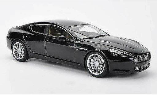 Aston Martin Rapide berline 1/18 Autoart negro LHD 2010 coche miniatura