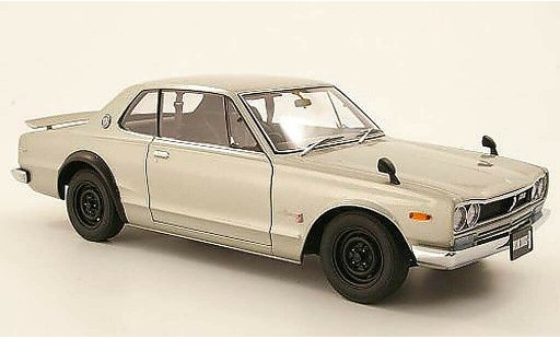 Nissan Skyline 2000 1/18 Autoart GTR (KPGC 10) gris RHD 1969 coche miniatura