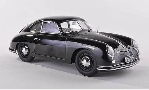 Porsche 356 1950 1/43 Autoart Ferdinand negro coche miniatura