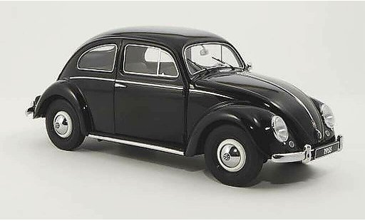 Volkswagen Kafer Base 1/18 Autoart negro 1955 coche miniatura