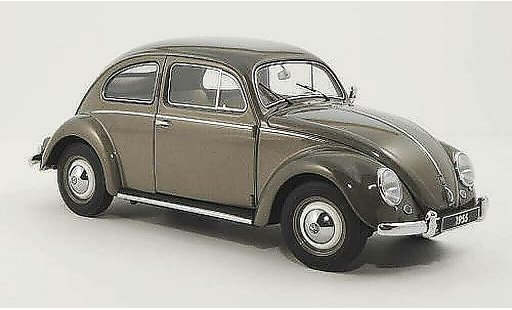 Volkswagen Kafer Base 1/18 Autoart gris 1955 coche miniatura