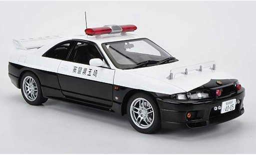 Nissan Skyline R33 1/18 Autoart GT-R japanische Police coche miniatura