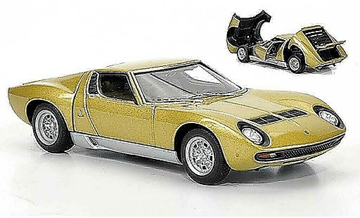 Lamborghini Miura SV 1/43 Autoart gold 1971 coche miniatura